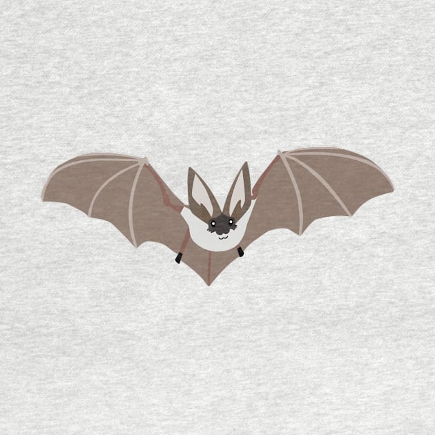 Cute Kawaii Bat Flying animal by Cute Tees Kawaii